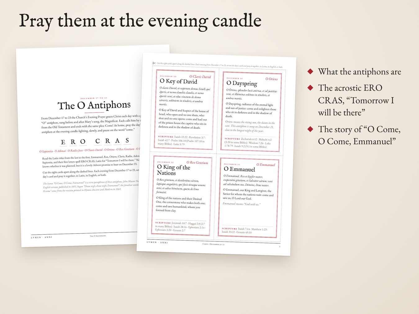O Antiphons Cards, image 5