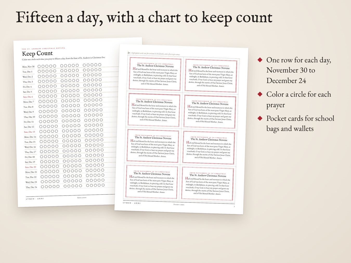 St. Andrew Christmas Novena Cards 2026, image 4